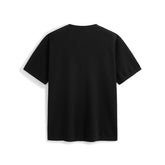 Men's Solid Knit T-Shirt in Lyocell-Silk Blend
